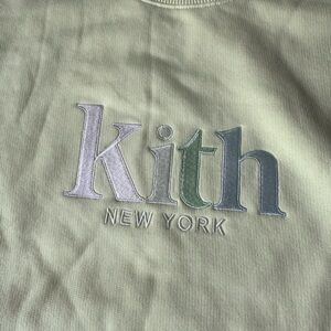 Kith Cream Ribbed Sweatshirt